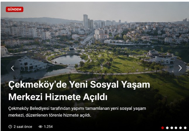 Çekmeköy’de Yeni Sosyal Yaşam Merkezi Hizmete Açıldı