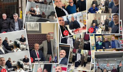 MHP Küçükçekmece “dokunmadık yürek, girilmedik gönül, ziyaret edilmedik hane ve esnaf kalmayacak”